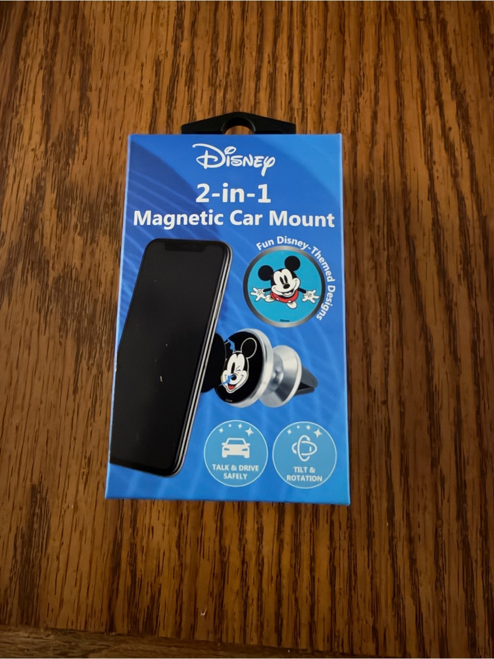 Disney Blue Mickey 2-in-1 Magnetic Car Mount